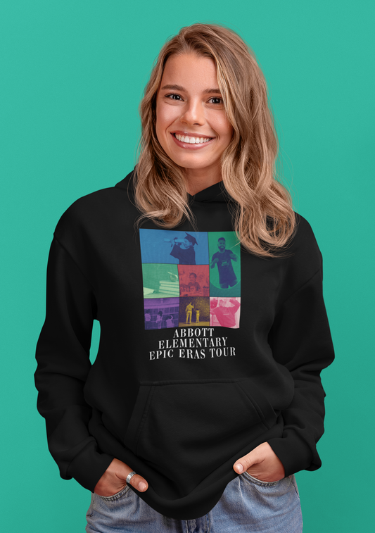 Abbott Elementary - Epic Eras Tour Hoodie - Unisex Adult