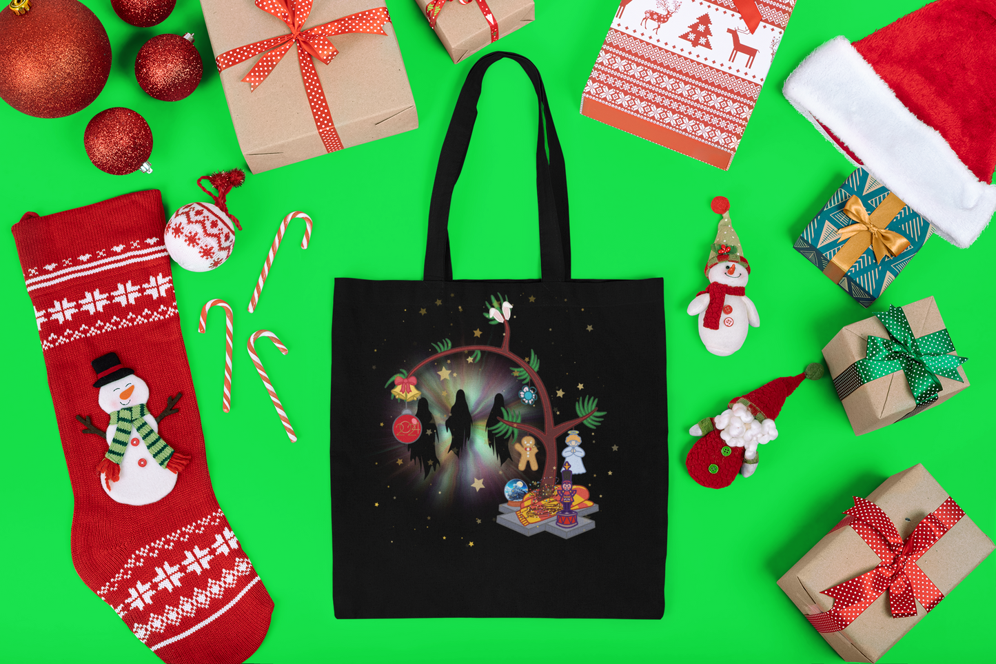 Christmas Clues: A Holiday Entertainment Quest Premium Tote Bag