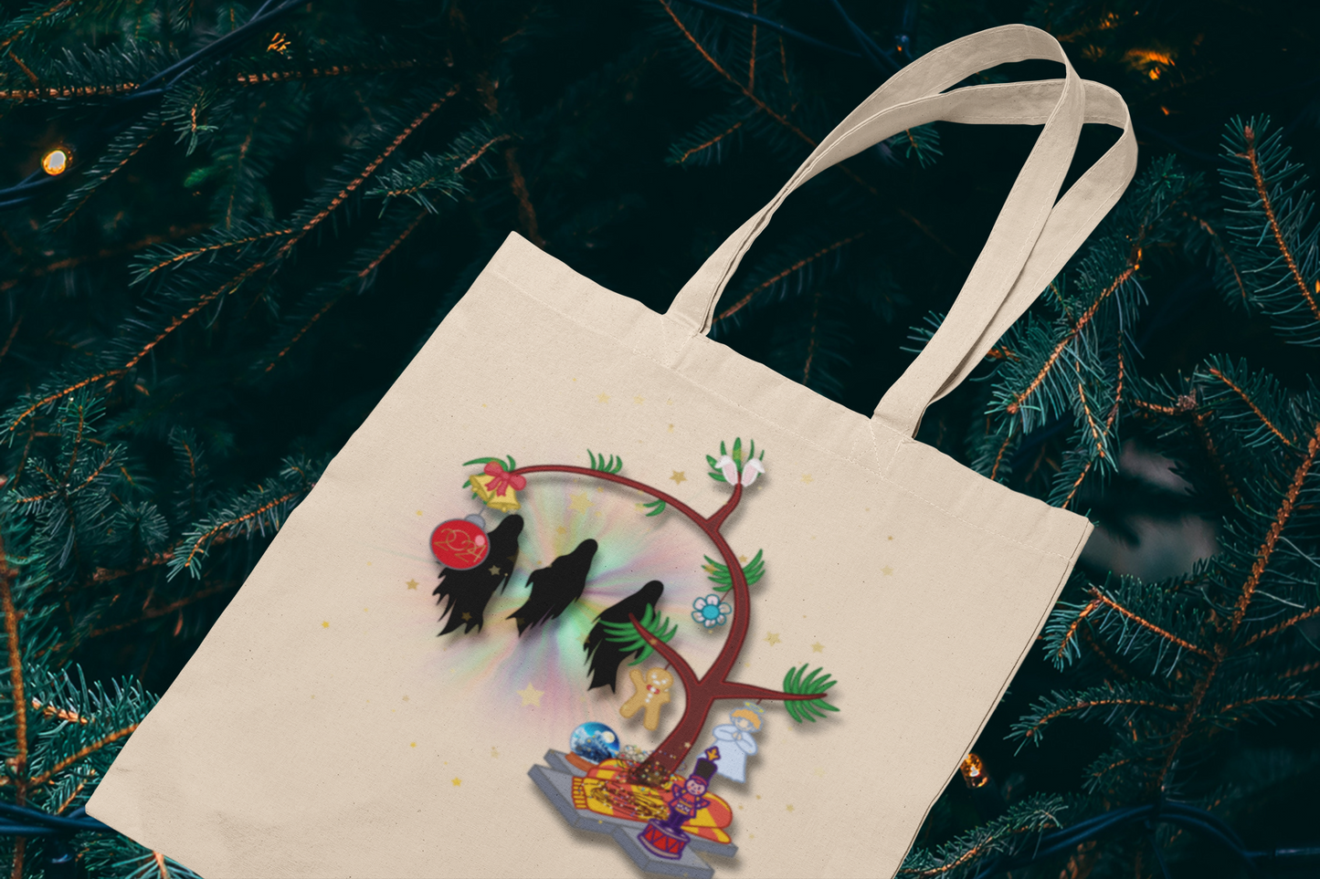 Christmas Clues: A Holiday Entertainment Quest Premium Tote Bag