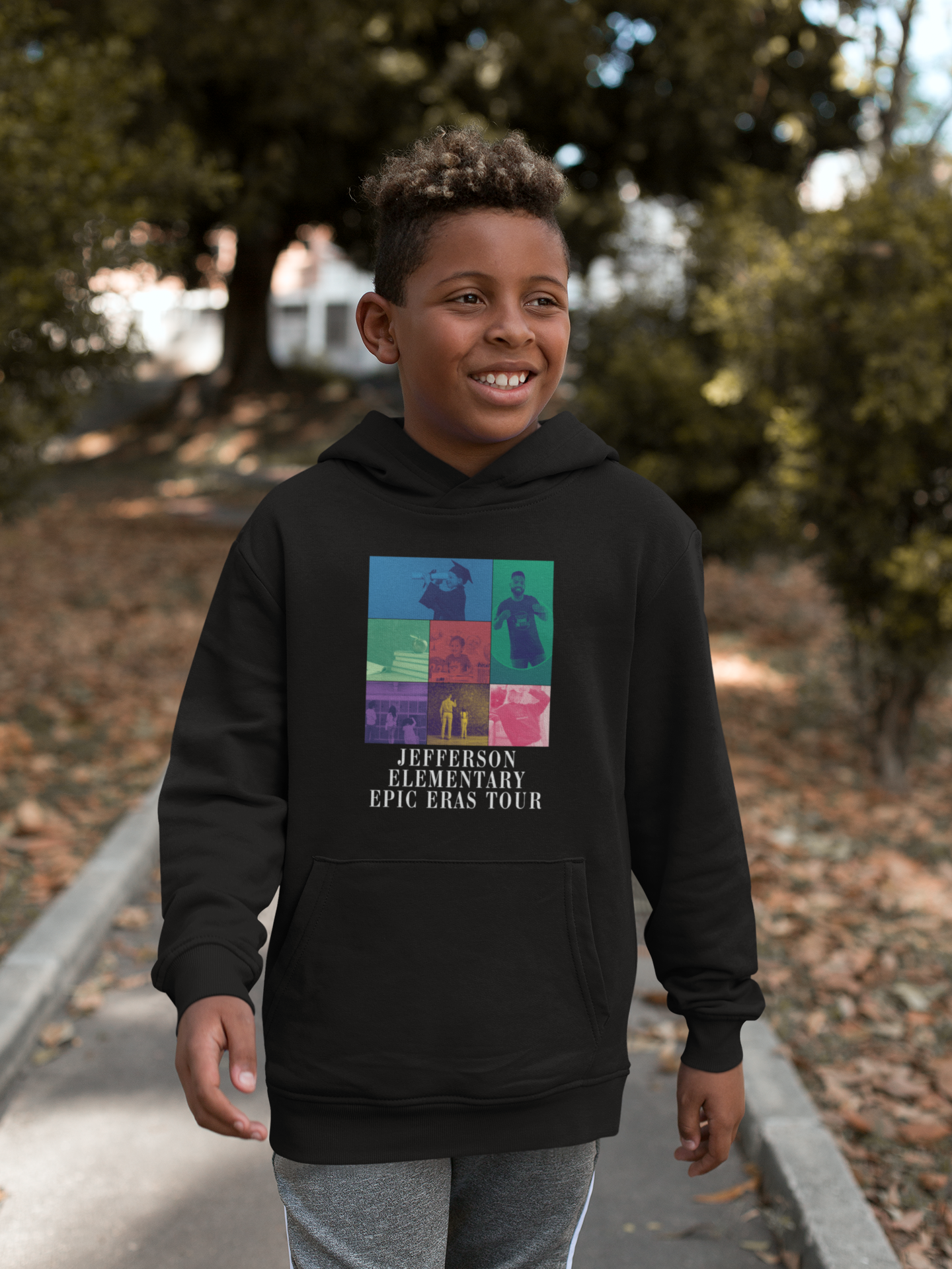 Jefferson Elementary - Epic Eras Tour Hoodie - Kids Unisex