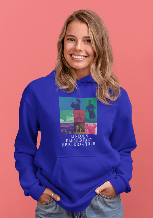 Lincoln Elementary - Epic Eras Tour Hoodie - Unisex Adult